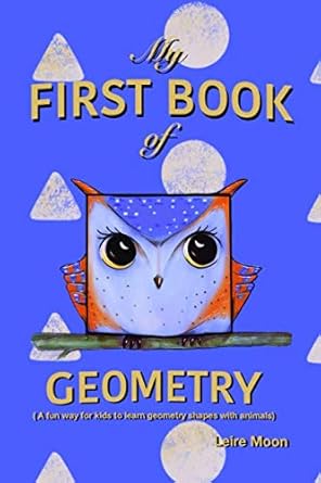 my first book of geometry a fun way to learn geometry shapes with animals 1st edition leire moon ,andy moon