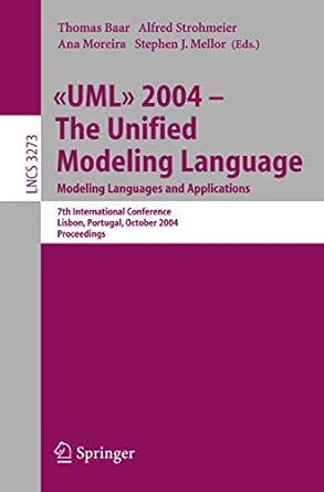 uml 2004 the unified modeling language modeling languages and applications 7th international conference