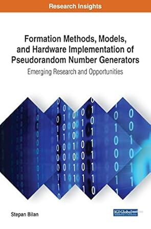 formation methods models and hardware implementation of pseudorandom number generators emerging research and