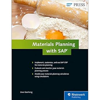materials planning with sap erp 1st edition uwe goehring 1493211978, 978-1493211975