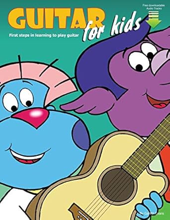 guitar for kids first steps in learning to play guitar with audio and video 1st edition gareth evans