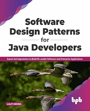 software design patterns for java developers expert led approaches to build re usable software and enterprise