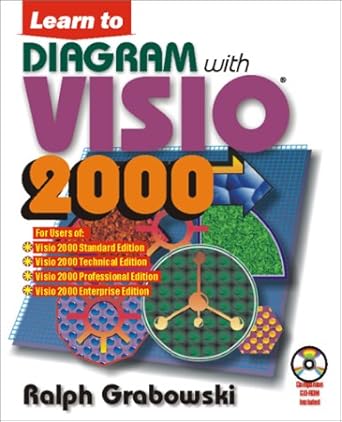 learn to diagram with visio 2000 1st edition ralph grabowski 1556227094, 978-1556227097