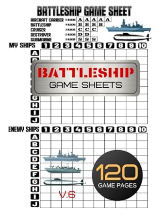 battleship game sheets 120 travel game sheets battleship board game naval combat game sheets craft game