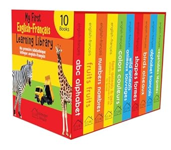 my first english francais learning library boxset of 10 english 1st edition wonder house books 9354401236,
