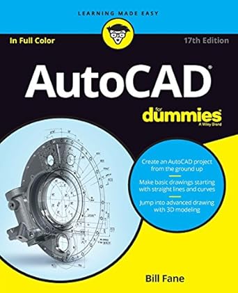 autocad for dummies 17e 1st edition bill fane 1119255791, 978-1119255796