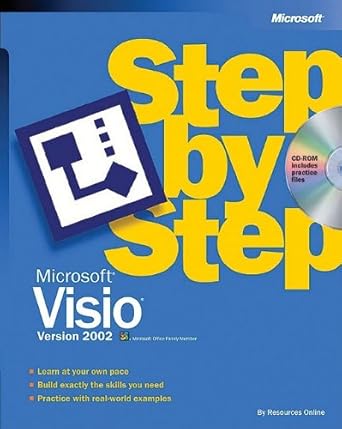 microsoft visio version 2002 step by step 1st edition resources online 0735613028, 978-0735613027