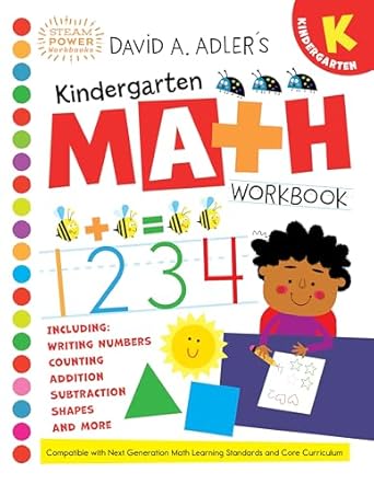 david a adlers kindergarten math workbook 1st edition david a adler ,edward miller 0823453138, 978-0823453139