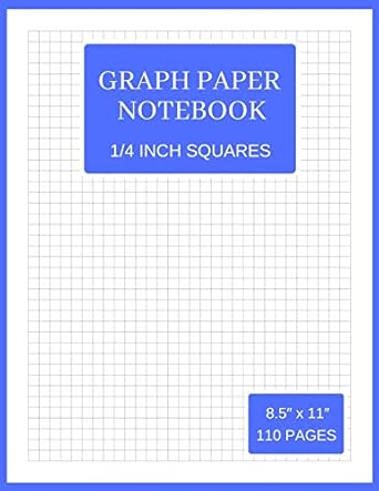graph paper notebook 1/4 inch squares 1st edition patricia amata 1795495952, 978-1795495950