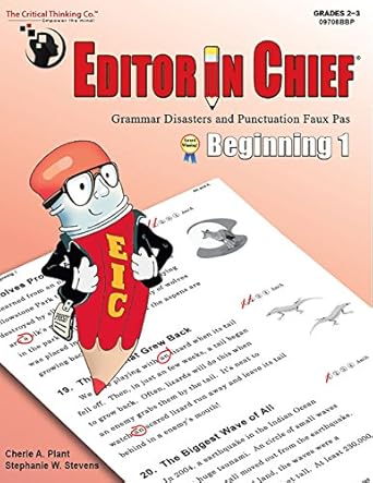 editor in chief beginning 1 1st edition cherie plant ,stephanie stevens 1601442718, 978-1601442710