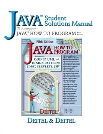 java student solutions manual to accompany java how to program 1st edition harvey m deitel ,paul j deitel