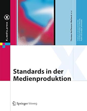 standards in der medienproduktion 1st edition thomas hoffmann walbeck marko hedler gottfried zimmermann