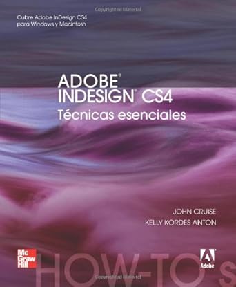 adobe indesign cs4 1st edition john cruise 6071502349, 978-6071502346