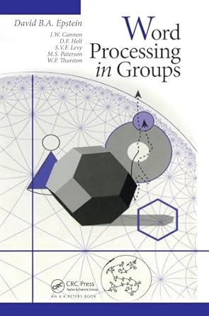 word processing in groups 1st edition david b a epstein 0867202440, 978-0867202441