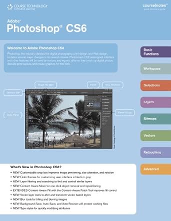 adobe photoshop cs6 coursenotes 1st edition course technology 1285172353, 978-1285172354