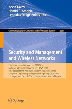 security and management and wireless networks 1st edition kevin daimi ,hamid r arabnia ,leonidas