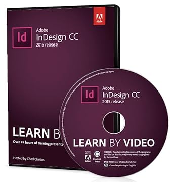 adobe indesign cc learn by video 1st edition chad chelius 0134397827, 978-0134397825