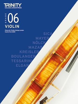 trinity college london violin exam pieces from 2020 grade 6 1st edition trinity college london 0857368273,