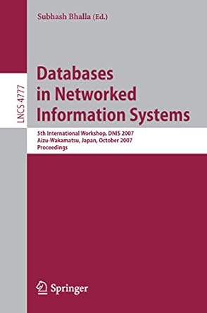 databases in networked information systems 5th international workshop dnis 2007 aizu wakamatsu japan october