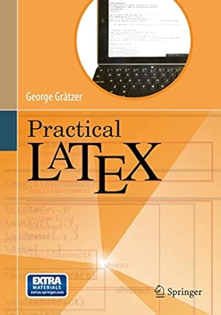practical latex 1st edition george gratzer 331906424x, 978-3319064246