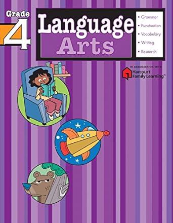 language arts grade 4 1st edition flash kids editors 1411404122, 978-1411404120