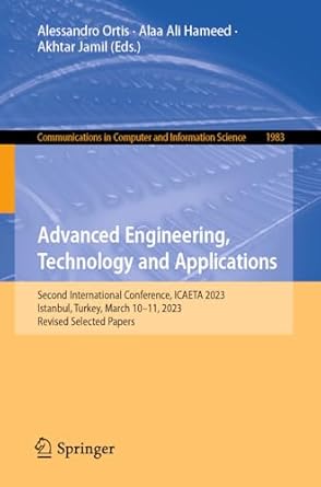 advanced engineering technology and applications second international conference icaeta 2023 istanbul turkey