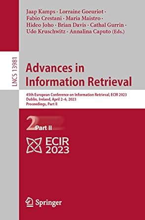 advances in information retrieval 45th european conference on information retrieval ecir 2023 dublin ireland