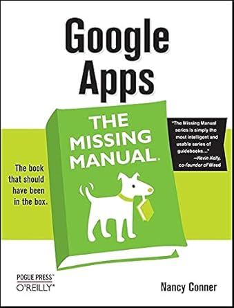 google apps the missing manual 1st edition nancy conner 0596515790, 978-0596515799