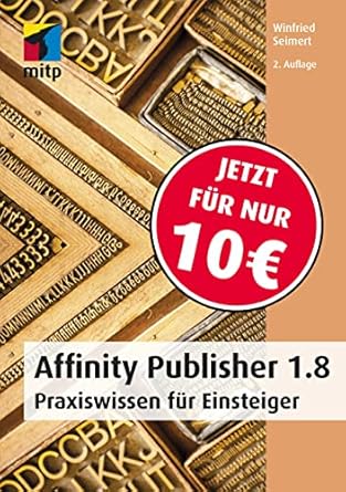 affinity publisher 1st edition winfried seimert 3747502229, 978-3747502228