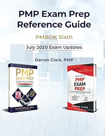 pmp exam prep reference guide technical project manager 1st edition darron clark 1734133422, 978-1734133424