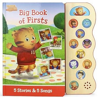 daniel tiger big book of firsts for toddlers lets try new things together includes stories and songs about
