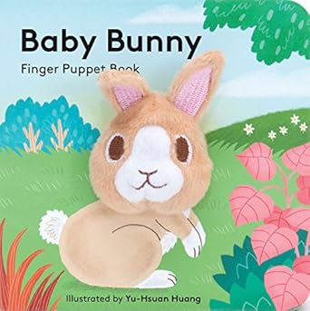 baby bunny finger puppet book 1st edition chronicle books ,yu hsuan huang 1452156093, 978-1452156095