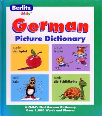 berlitz german picture dictionary 1st edition berlitz publishing 2831562554, 978-2831562551