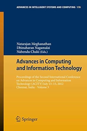 advances in computing and information technology proceedings of the second international conference on