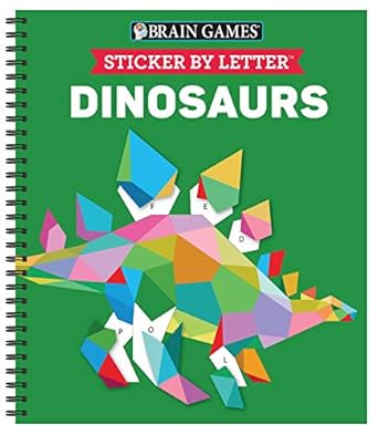 brain games sticker by letter dinosaurs 1st edition publications international ltd ,brain games ,new seasons