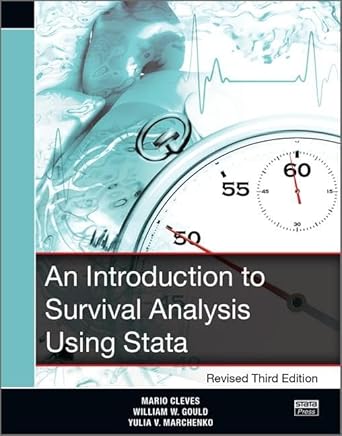 an introduction to survival analysis using stata revised 1st edition mario cleves ,william gould ,yulia