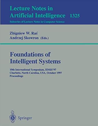 foundations of intelligent systems 10th international symposium ismis 97 charlotte north carolina usa october