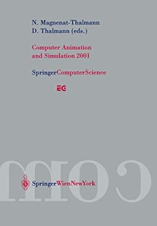 computer animation and simulation 2001 proceedings of the eurographics workshop in manchester uk september 2