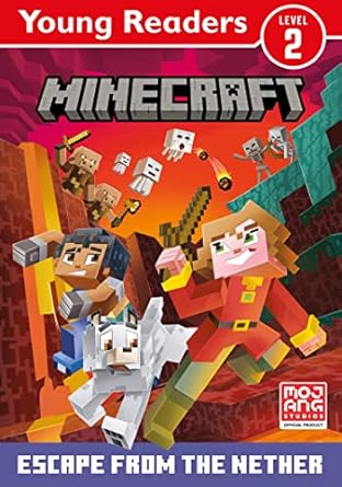 minecraft young readers escape from the nether 1st edition mojang ab 0755500466, 978-0755500468