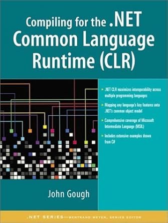 compiling for the net common language runtime 1st edition john gough 0130622966, 978-0130622969