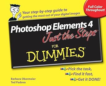 photoshop elements 4 just the steps for dummies 1st edition barbara obermeier ,ted padova 0764574787,