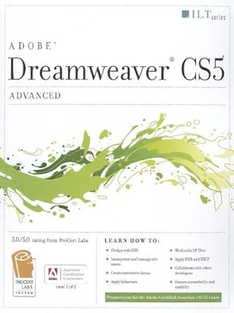 dreamweaver cs5 advanced + certblaster + data 1st edition axzo press 1426020929, 978-1426020926
