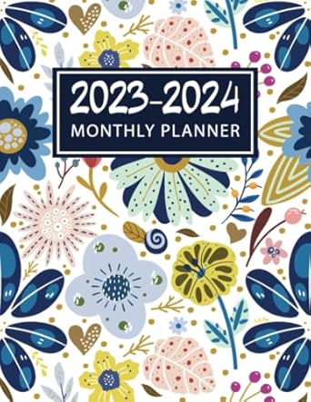 2023 2024 monthly planner two year with holidays and inspirational quotes 1st edition oriel h frazier