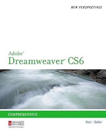 new perspectives on adobe dreamweaver cs6 comprehensive 1st edition kelly hart ,mitch geller 1133525822,