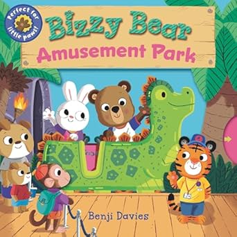 bizzy bear amusement park 1st edition benji davies 1536229806, 978-1536229806