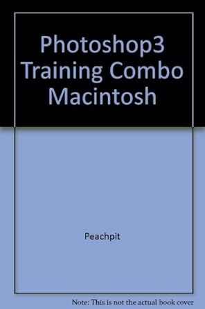 photoshop 3 training combo for macintosh 1st edition castro 0201886812, 978-0201886818
