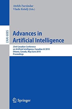 advances in artificial intelligence 23rd canadian conference on artificial intelligence canadian ai 2010