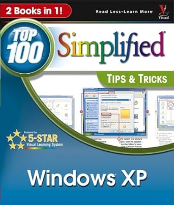 windows xp/photoshop elements 2 top 100 simplified tips and tricks 1st edition ruth maran 0764557211,
