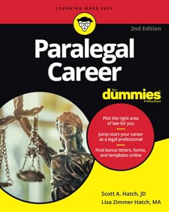 paralegal career for dummies 1st edition scott a hatch ,lisa zimmer hatch 1119564913, 978-1119564911