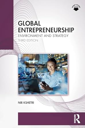global entrepreneurship 1st edition nir kshetri 1032900172, 978-1032900179